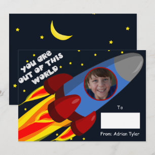 Uit deze World Rocket Classroom Valentijnsdag Feestdagenkaart