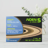 Uit deze World Space Invitation Kaart (Staand voorkant)