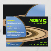 Uit deze World Space Invitation Kaart (Voorkant / Achterkant)