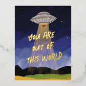 Uit deze World UAP Valentijn Folie Feestdagen Briefkaart (Voorkant)