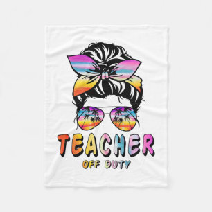 Uit dienst Messy Bun Rainbow Sungles Einde van de Fleece Deken