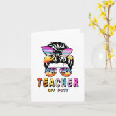 Uit dienst Messy Bun Rainbow Sungles Einde van de Kaart (Gele Bloem)