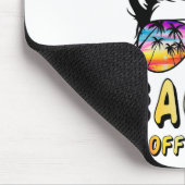 Uit dienst Messy Bun Rainbow Sungles Einde van de Muismat (Hoek)