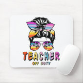 Uit dienst Messy Bun Rainbow Sungles Einde van de Muismat (Met muis)