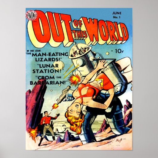 UIT DIT WERELDKoude  Kruimelboek Hoesje Poster (Voorkant)