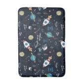 Uit dit World Space Pattern Badmat (Voorkant Verticaal)