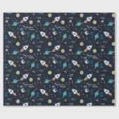 Uit dit World Space Pattern Cadeaupapier (Vlak)