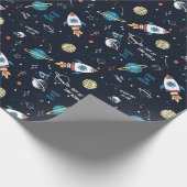 Uit dit World Space Pattern Cadeaupapier (Hoek)