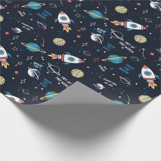 Uit dit World Space Pattern Cadeaupapier (Hoek)