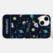 Uit dit World Space Pattern Case-Mate iPhone Case (Achterkant (horizontaal))