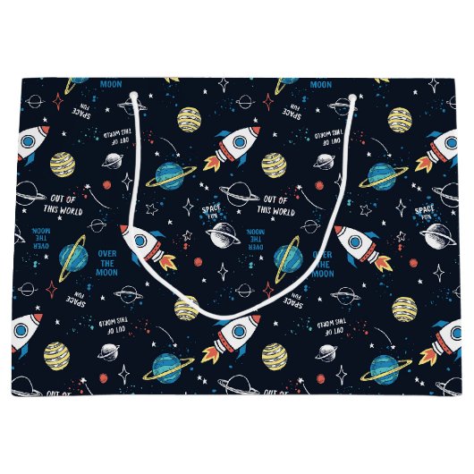 Uit dit World Space Pattern Groot Cadeauzakje (Voorkant)