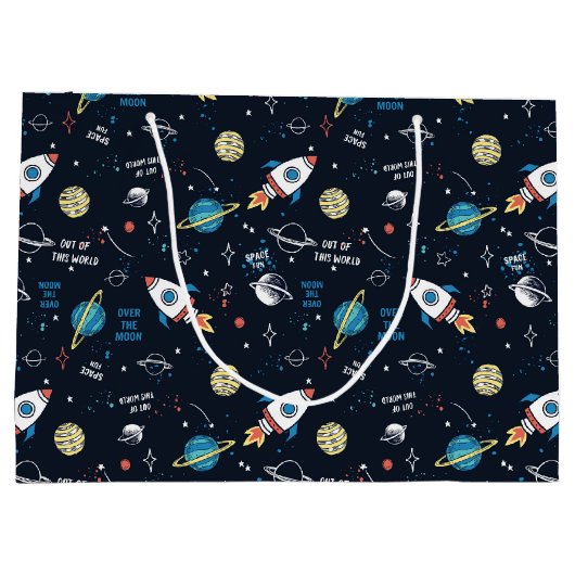 Uit dit World Space Pattern Groot Cadeauzakje (Achterkant)
