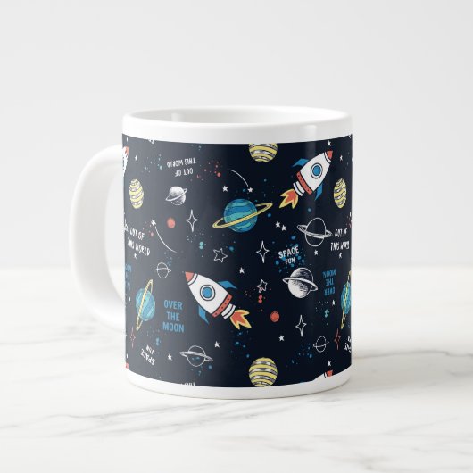 Uit dit World Space Pattern Grote Koffiekop (Links)