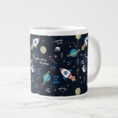 Uit dit World Space Pattern Grote Koffiekop (Voorkant rechts)