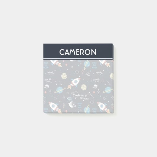 Uit dit World Space Pattern Post-it® Notes (Voorkant)