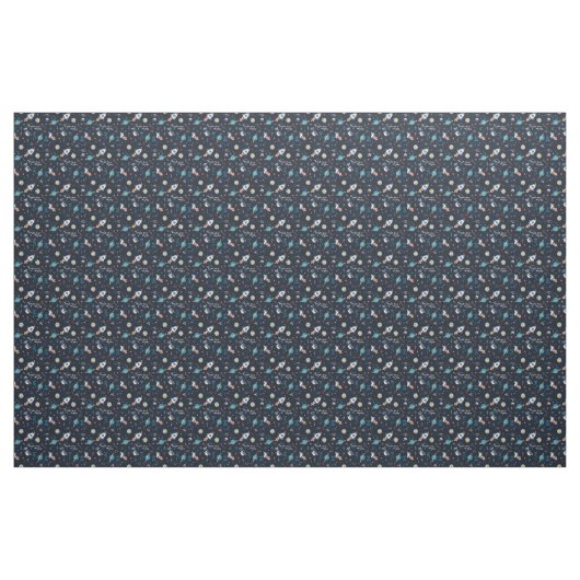 Uit dit World Space Pattern Stof (Yard (91,4 cm))
