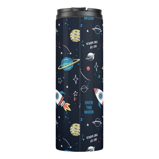 Uit dit World Space Pattern Thermosbeker (Achterkant)