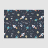 Uit dit World Space Pattern Tissuepapier (Voorkant)