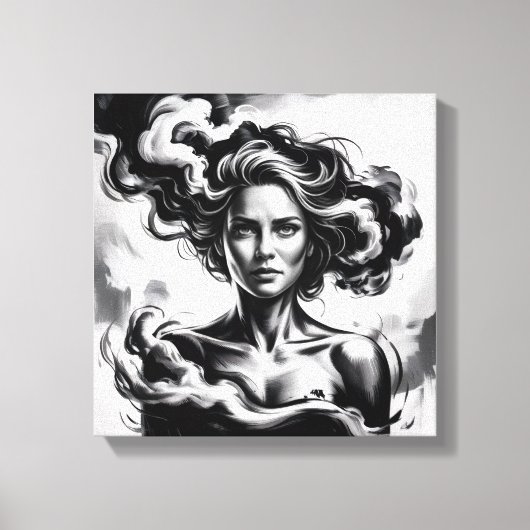 Uit duisternis, kracht canvas afdruk (Voorkant)