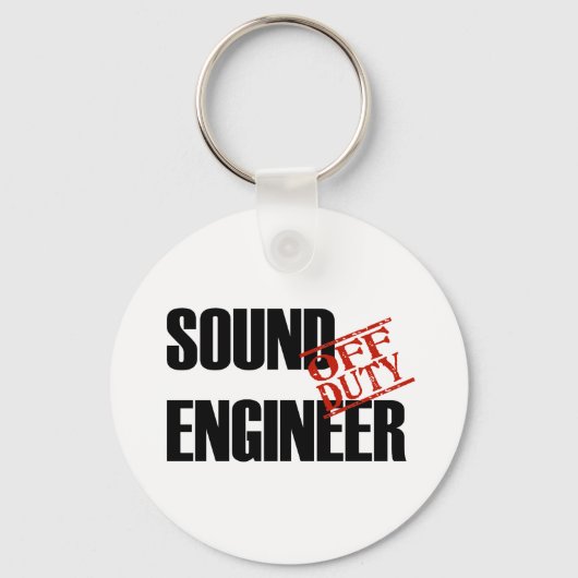 UIT-DUTY SOUND ENGINEER LIGHT SLEUTELHANGER (Voorkant)