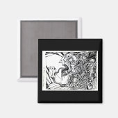 Uit een lege kamer vliegen... Door Brian B Magneet (Voorkant / Achterkant)