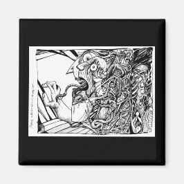 Uit een lege kamer vliegen... Door Brian B Magneet