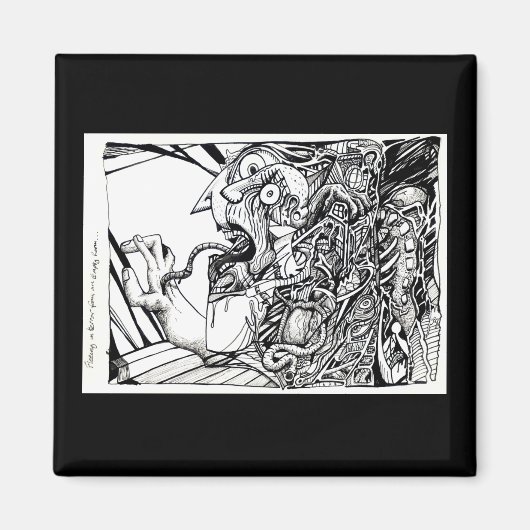 Uit een lege kamer vliegen... Door Brian B Magneet (Voorkant)