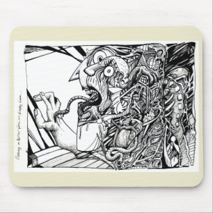 Uit een lege kamer vliegen... muismat