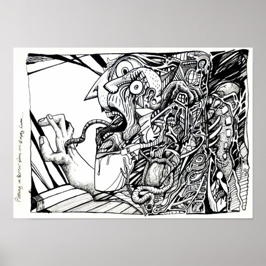 Uit een lege kamer vliegen... poster (Voorkant)