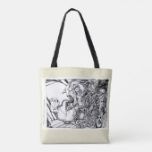 Uit een lege kamer vliegen... tote bag (Achterkant)