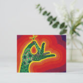 uit een piepkleine eikenzaadje groeit een machtige briefkaart (Staand voorkant)