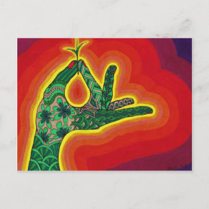 uit een piepkleine eikenzaadje groeit een machtige briefkaart