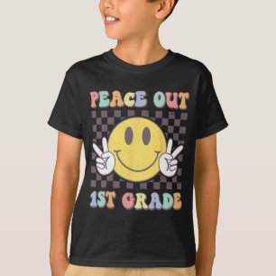 Uit eerste klas Schattige Groovy Laatste dag van 1 T-shirt