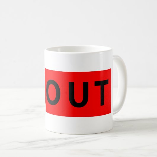 Uit en Over Koffiemok (Voorkant rechts)