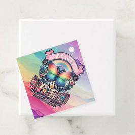 Uit en trots Gay Pride Party Bedankjes Labels