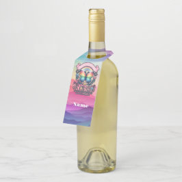 Uit en trots Gay Pride Party Flessenhanger