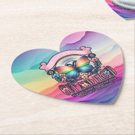 Uit en trots Gay Pride Party Kartonnen Onderzetters