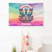 Uit en trots Gay Pride Party Spandoek (Insitu)