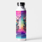 Uit en trots Gay Pride Party Waterfles (Links)