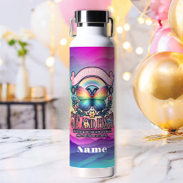 Uit en trots Gay Pride Party Waterfles