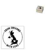 Uit Engeland met liefde Rubberstempel (Gestempeld)