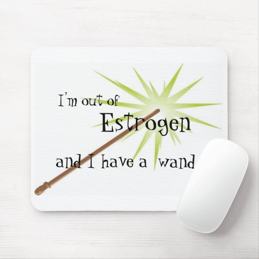 Uit Estrogen Mousepad Muismat (Met muis)