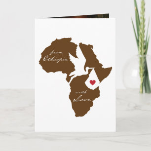 Uit Ethiopië met liefde adoptie aankondigingen