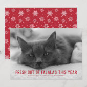 Uit Falalas Sarcastic Funny Holiday Cards Feestdagenkaart (Voorkant / Achterkant)