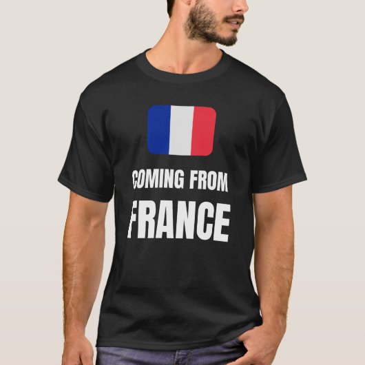 Uit Frankrijk T-shirt (Voorkant)