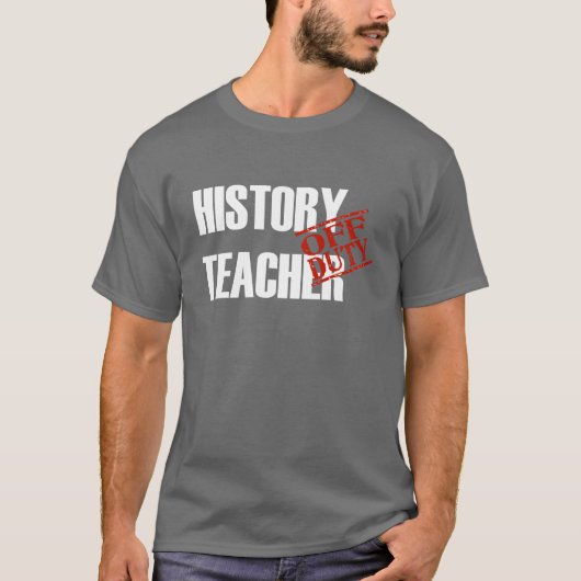 UIT-FUNCTIE GESCHIEDENIS T-SHIRT (Voorkant)
