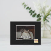 Uit gebrek aan belangstelling briefkaart (Staand voorkant)