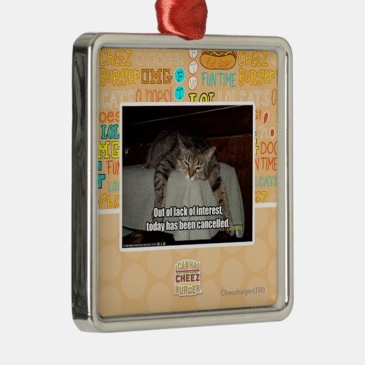 Uit gebrek aan belangstelling metalen ornament (Rechts)