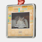 Uit gebrek aan belangstelling metalen ornament (Links)