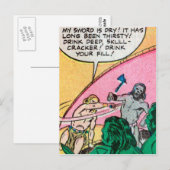Uit het Barbaarse Briefkaart #2 van 3 (Voorkant / Achterkant)